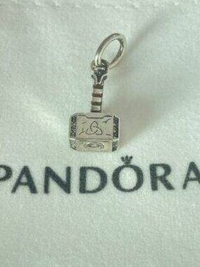 Pandora Disney Marvel The Avengers Thor's Hammer Dangle Charm